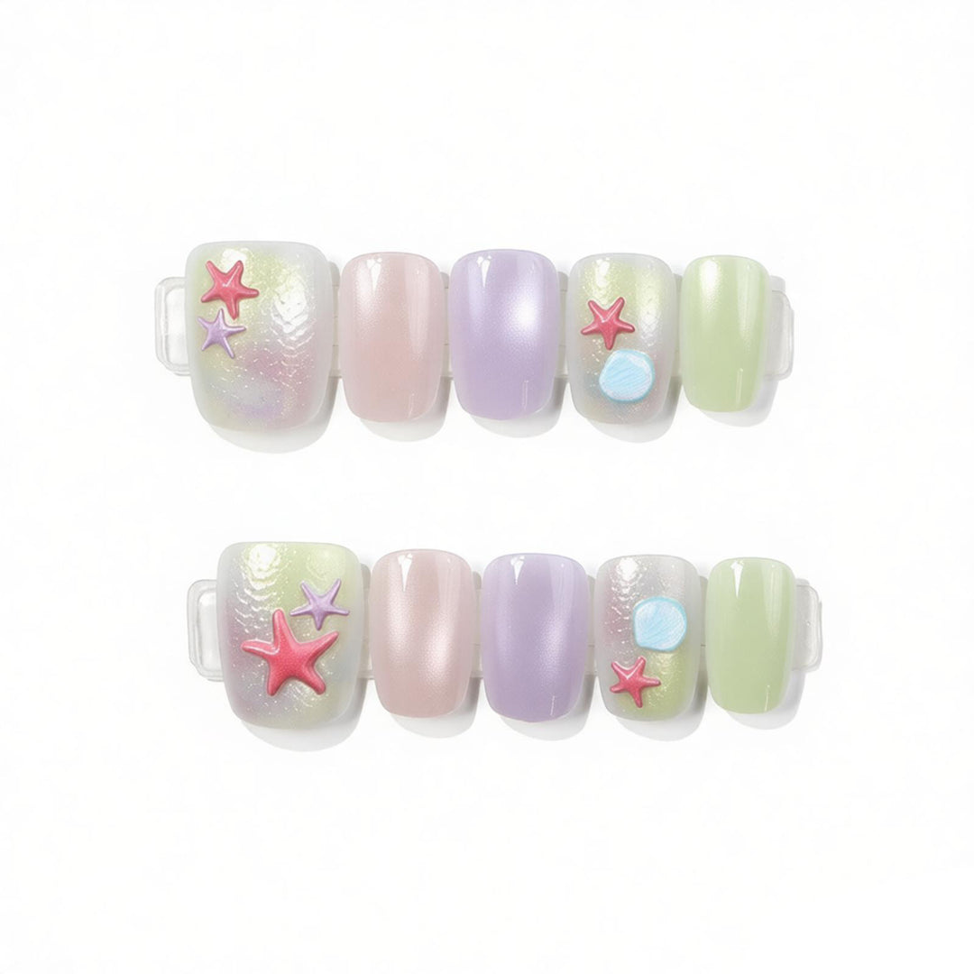 Ocean-Themed Nail Art Set Stornfield