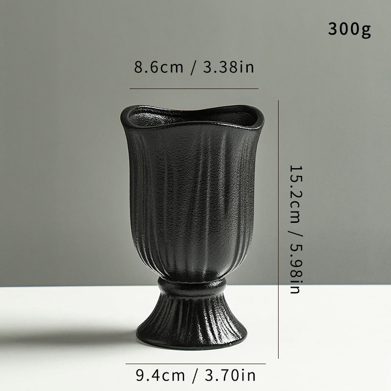 Elegant Woven Ceramic Flower Vase