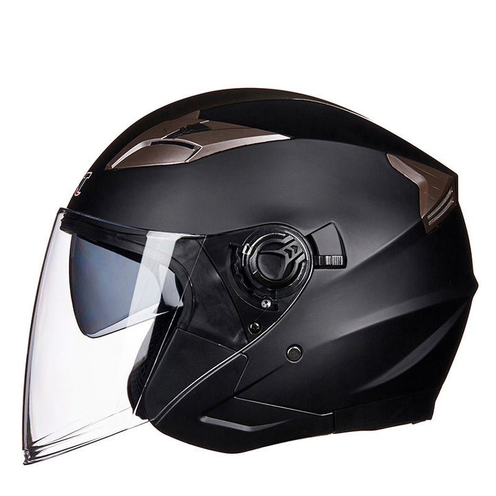 Full-Face Motorcycle Helmet with Integrated Visor Stornfield
