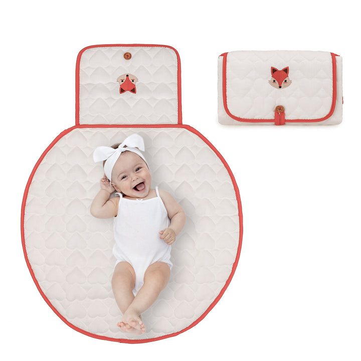 Changing mat with sweet bee motif Stornfield