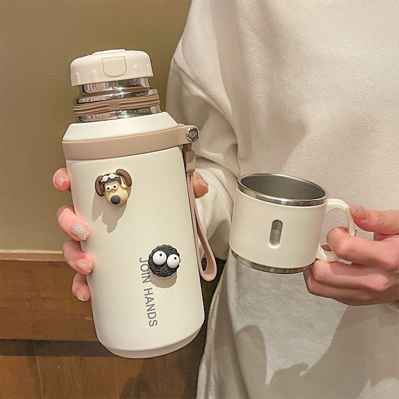 Women's Insulated Stainless Steel Water Bottle with Anti-Slip Grip Stornfield