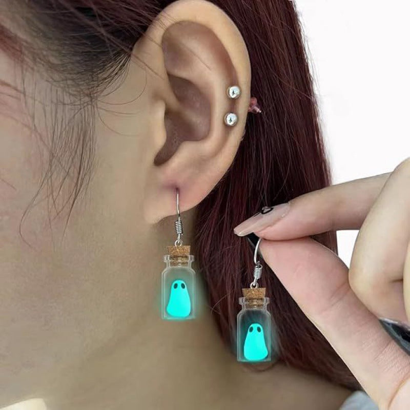 Ghost-In-A-Jar Dangle Earrings Stornfield