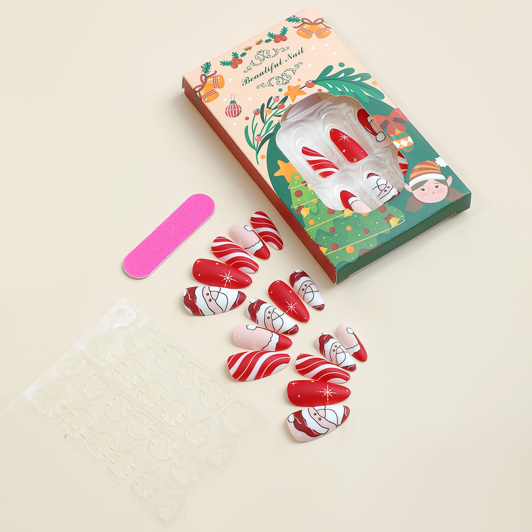 Art nail set with festive Christmas design Stornfield