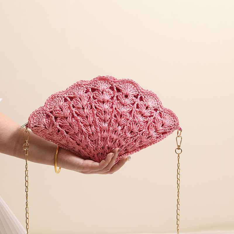 Elegant Clutch Bag in Shell Design Stornfield