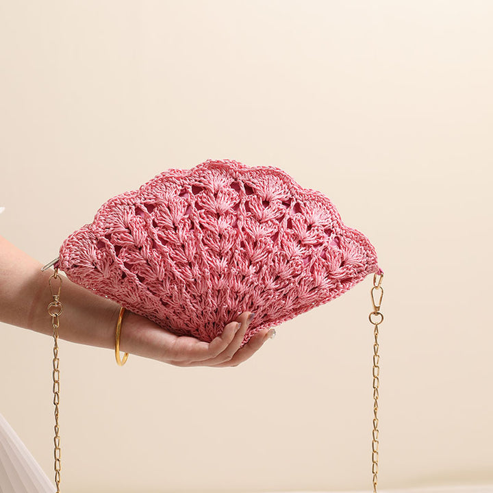 Elegant Clutch Bag in Shell Design Stornfield
