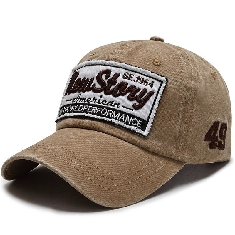 Men's Vintage-Inspired Embroidered Casual Cap Stornfield