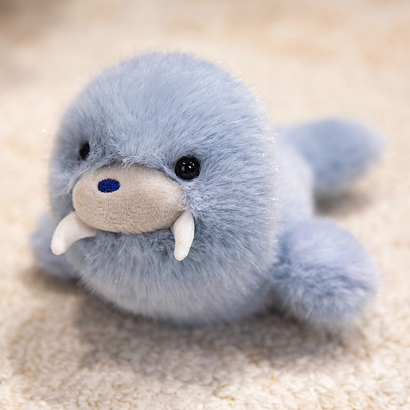 Plush Orca Whale Soft Toy with Ultra-Soft Faux Fur and Curved Huggable Body Stornfield