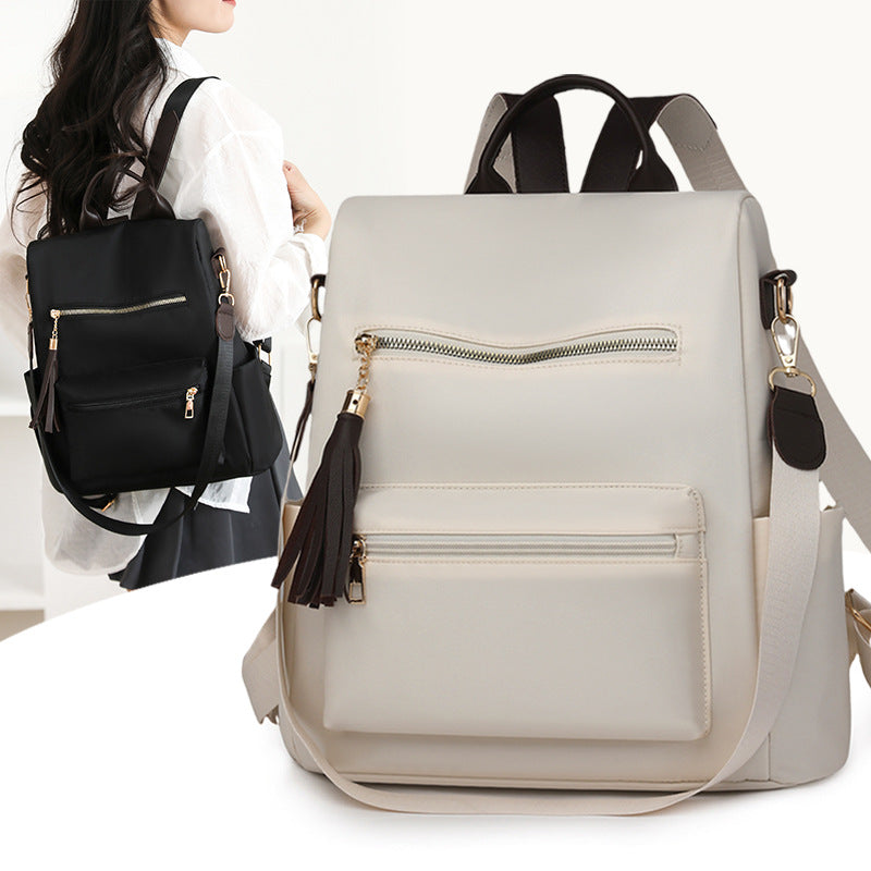 Elegant Multi-Pocket Backpack with Detachable Strap Stornfield