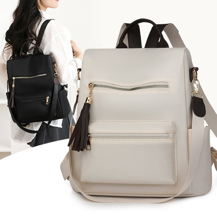 Elegant Multi-Pocket Backpack with Detachable Strap Stornfield