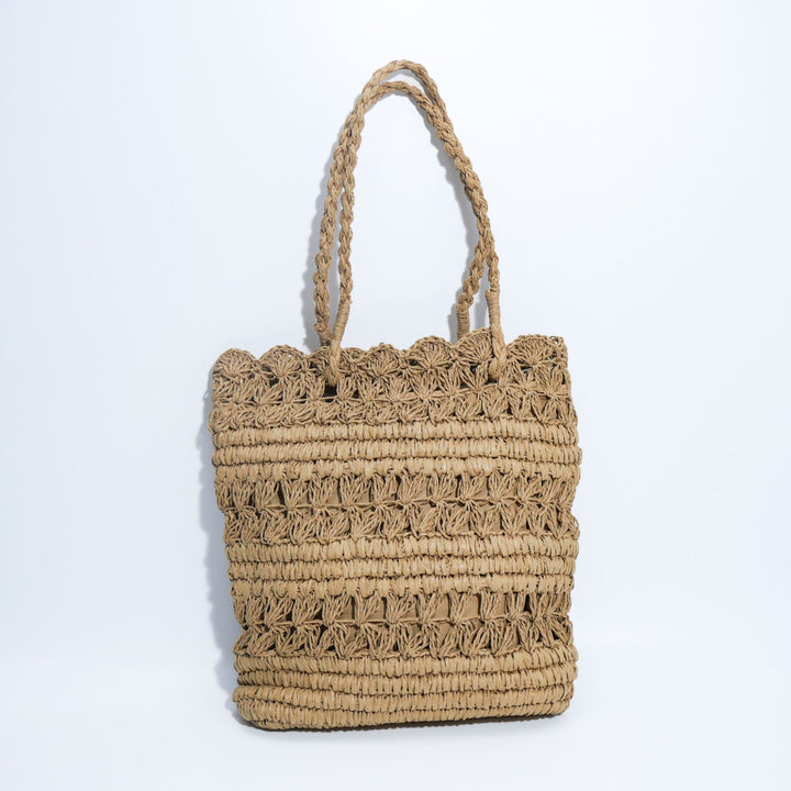 Braided beach bag with unique design Stornfield