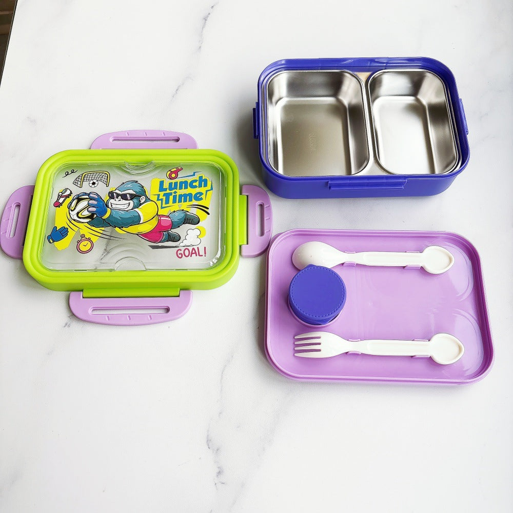 Cartoon-Themed Lunch Bento Box