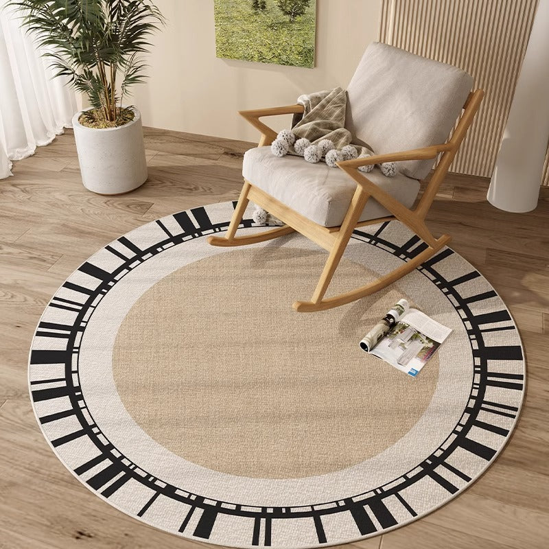 Round Decorative Area Rug for Home Decor