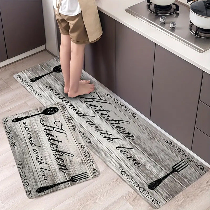 Cat-Themed Kitchen Comfort Mat