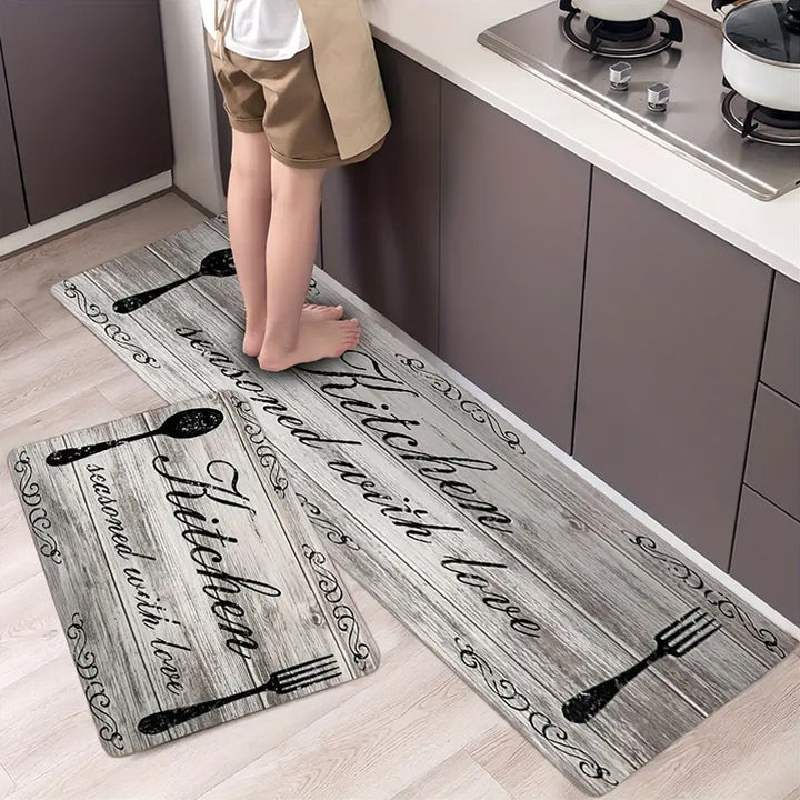 Cat-Themed Kitchen Comfort Mat