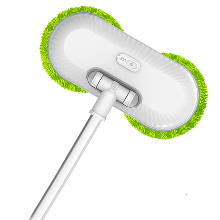 electric dual-head window and floor scrubber with USB rechargeable telescopic pole Stornfield