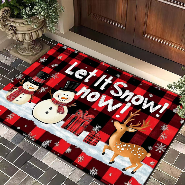 Festive Seasonal Welcome Mat