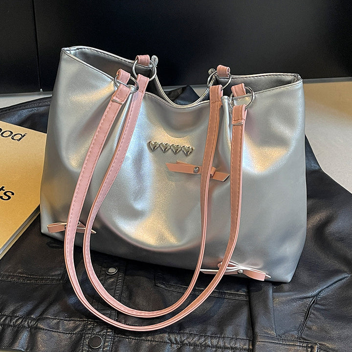 Elegant Faux Leather Hobo Bag