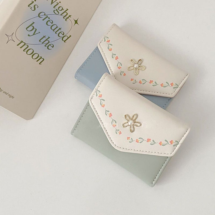 Floral Embellished Cardholder