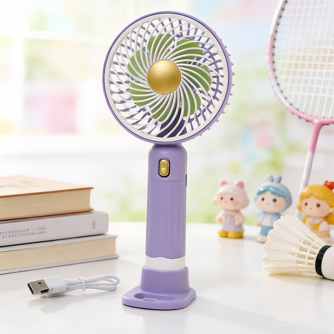 Ladies Portable Handheld Fan with Variable Speed Mode Stornfield