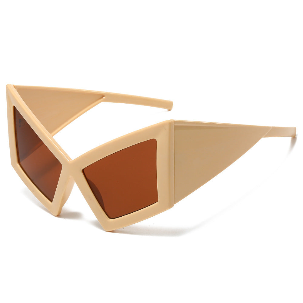Futuristic Geometric Shield Sunglasses Stornfield