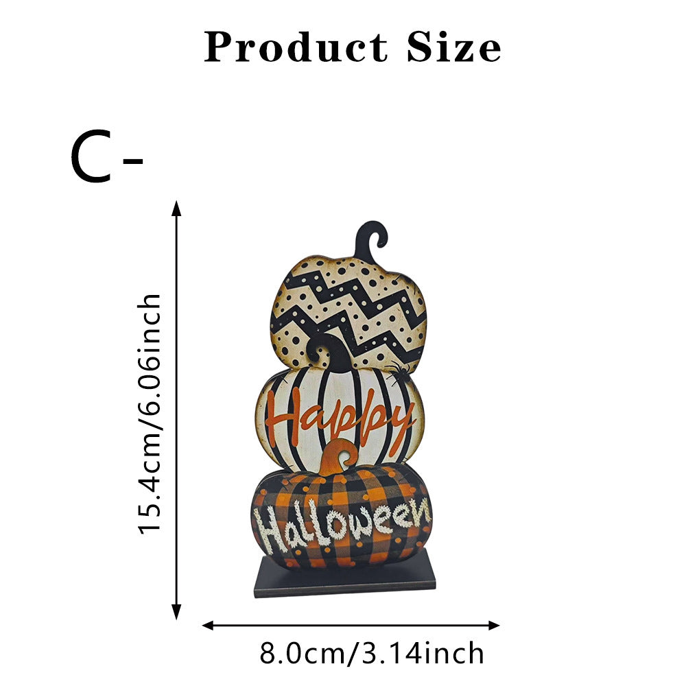 Halloween decoration figure with stacked pumpkins Stornfield