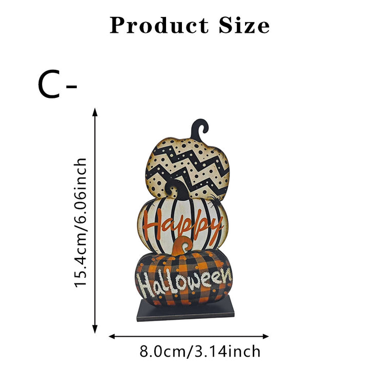 Halloween decoration figure with stacked pumpkins Stornfield