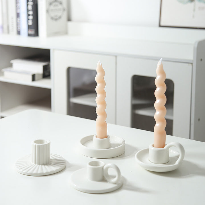 Minimalist Ceramic Candle Holder Stornfeild