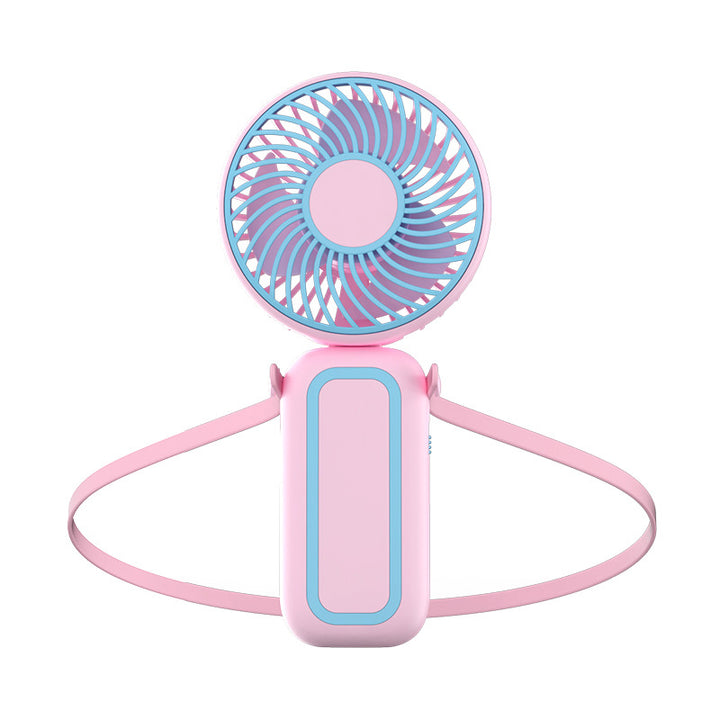 Women's portable neck fan with flexible carrying strap Stornfield
