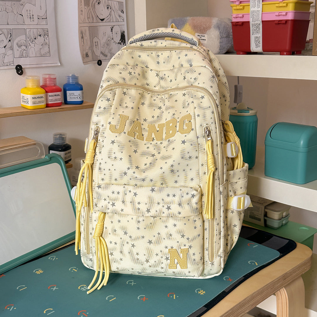 Stylish Star Patterned Backpack Stornfield