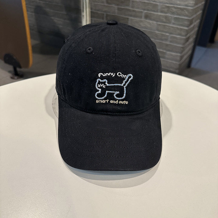 Women's Playful Cat-Themed Baseball Cap Stornfield