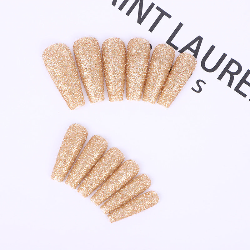 High-quality artificial nails with glitter effects Stornfield
