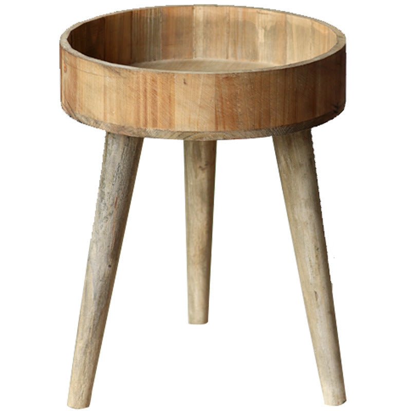 Modern side table made of wood Stornfield