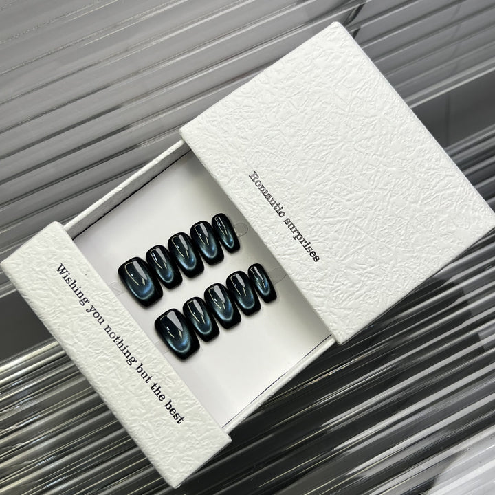 Premium Artistic Ombre Press-On Nail Set