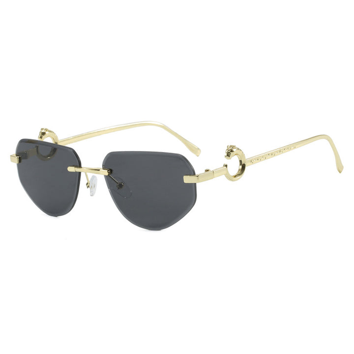 Women's trendy chic sunglasses in modern design with delicate metal frame Stornfield