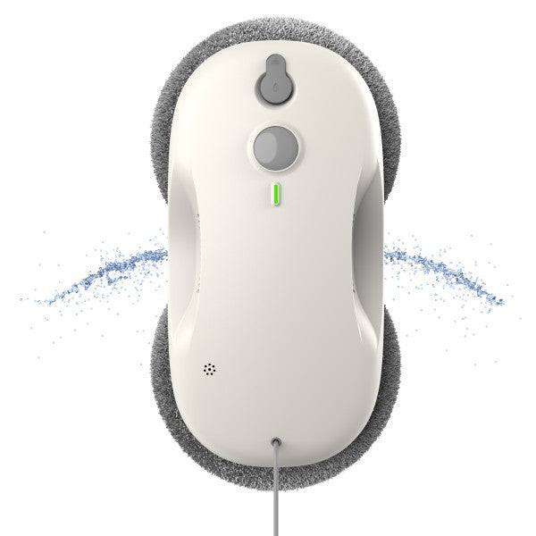 Dual-Head Window Cleaning Robot with Corded Power and Microfiber Pads Stornfield