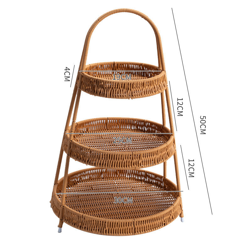 Handcrafted Wicker Storage Basket Stornfield