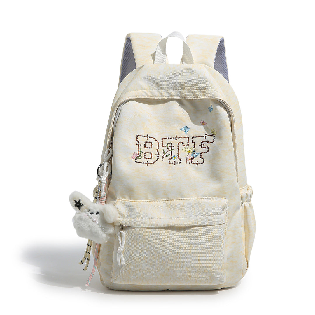 Embroidered Floral Casual Backpack Stornfield