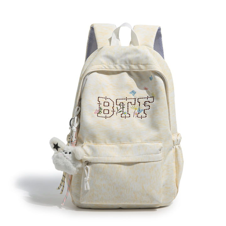 Embroidered Floral Casual Backpack Stornfield