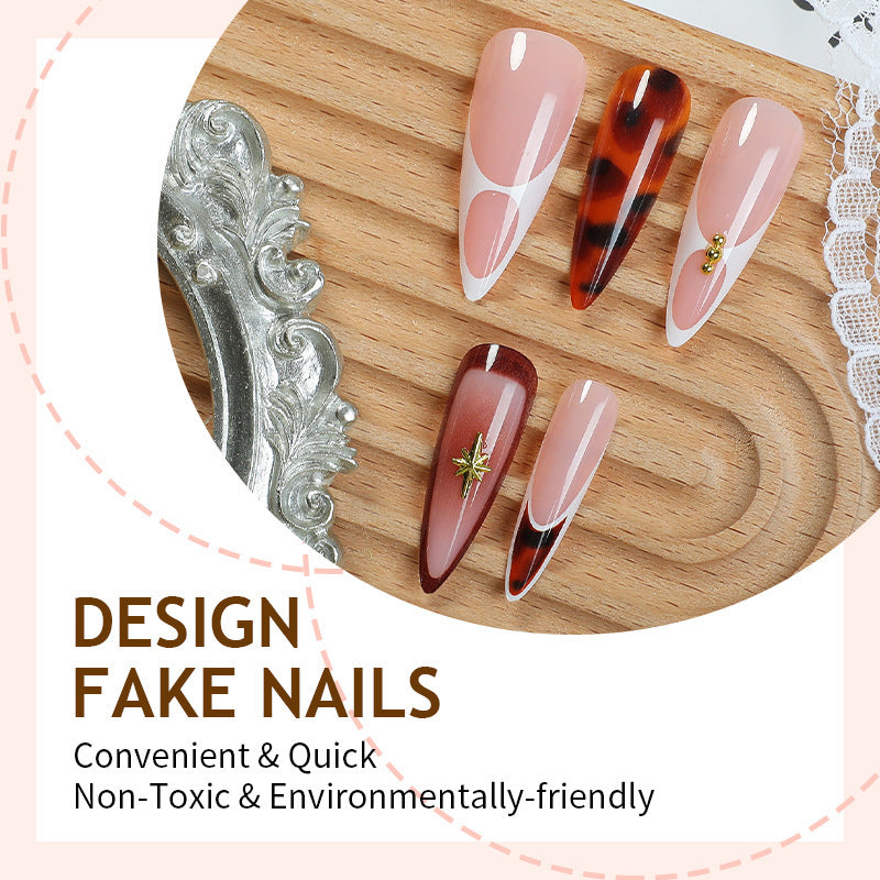 Artificial nails with elegant accents Stornfield