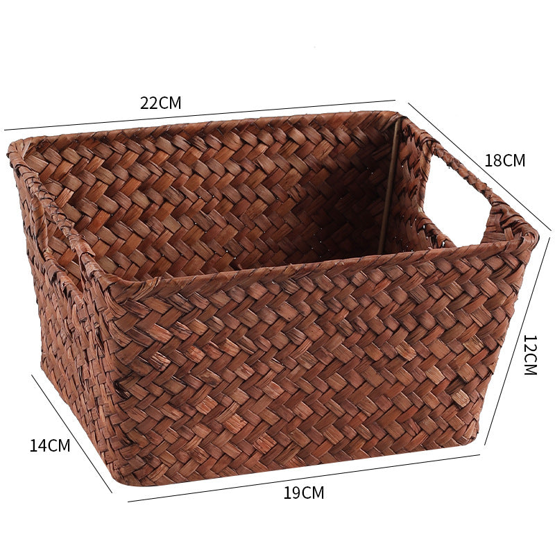 Unisex storage basket made of handwoven natural material Stornfield