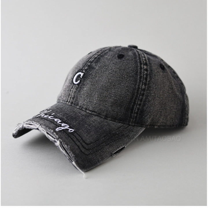 Women's Distressed Cotton Baseball Cap Stornfield 1784083462