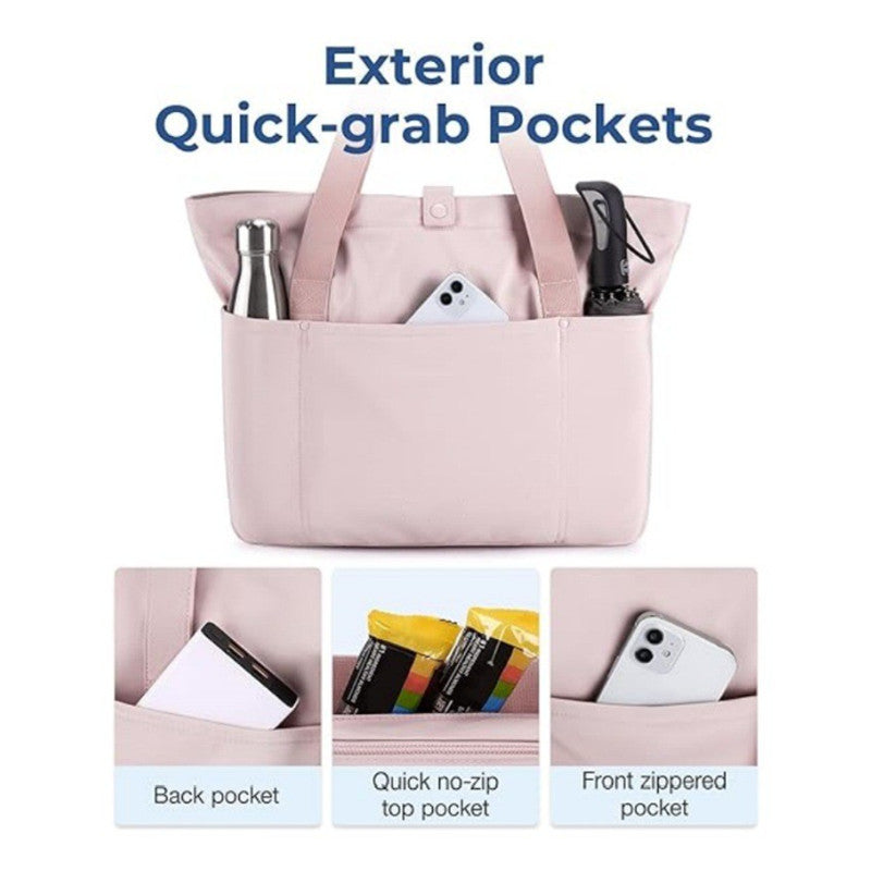 Spacious shoulder bag with removable inner pocket Stornfield
