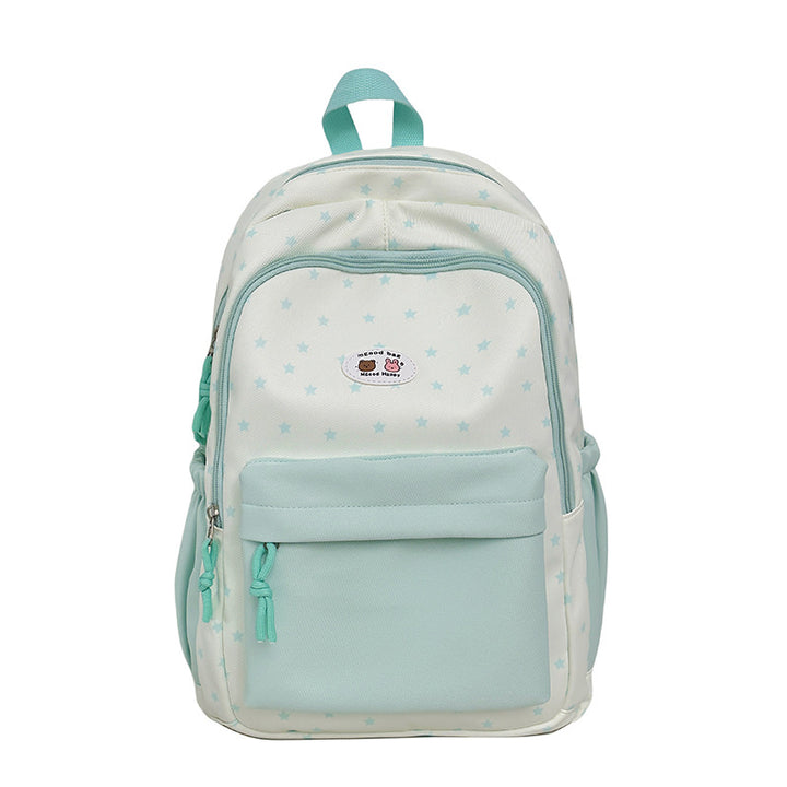 Star-Print Multi-Pocket Backpack Stornfield