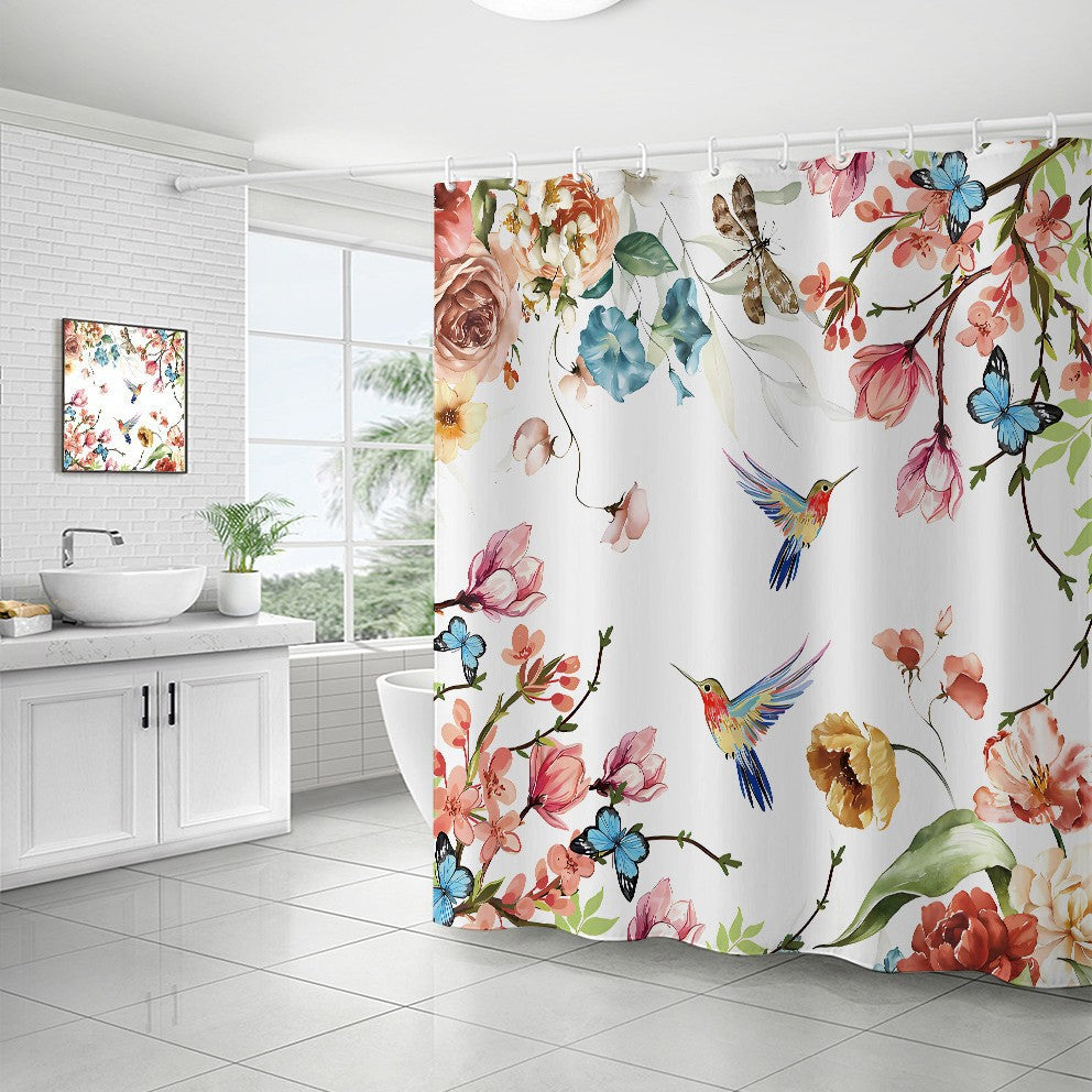 Nature-Inspired Shower Curtain Stornfield