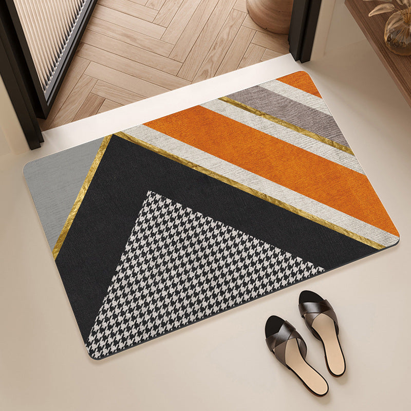 Abstract Modern Bath Mat Stornfield