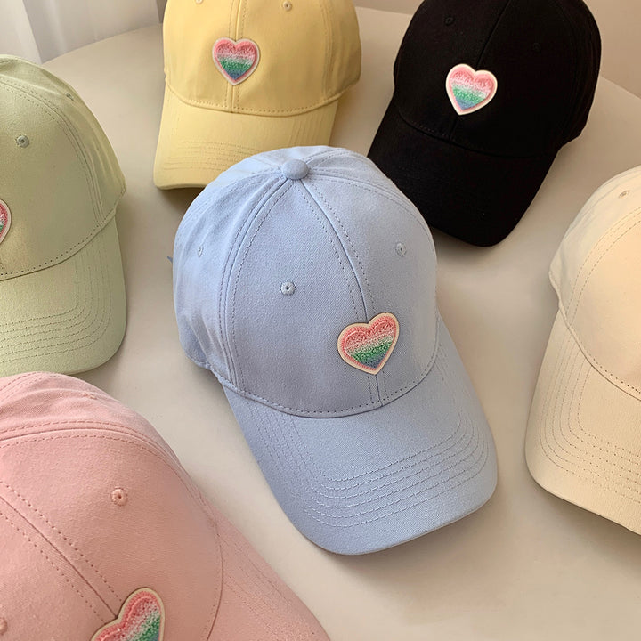 Women's Casual Heart Embroidered Baseball Cap Stornfield