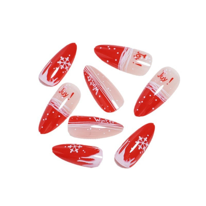 Festive Themed Press-On Nail Art Set Stornfield