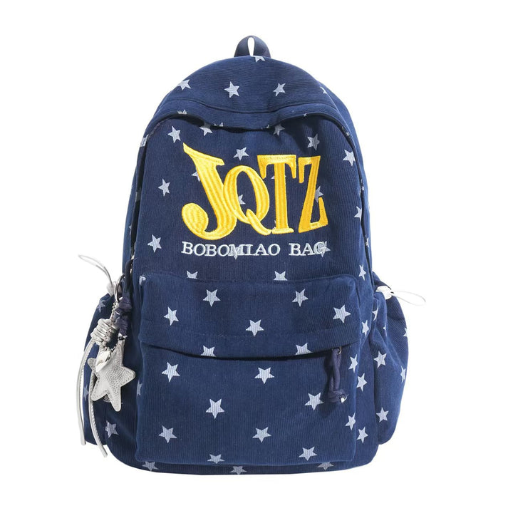 Star-Embellished Casual Backpack Stornfield