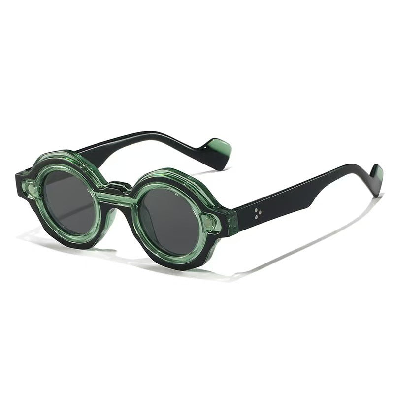Ladies fashionable sunglasses with unique round design Stornfield