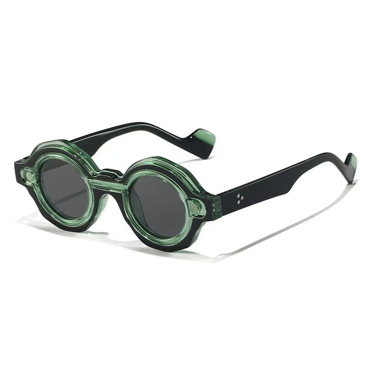 Ladies fashionable sunglasses with unique round design Stornfield